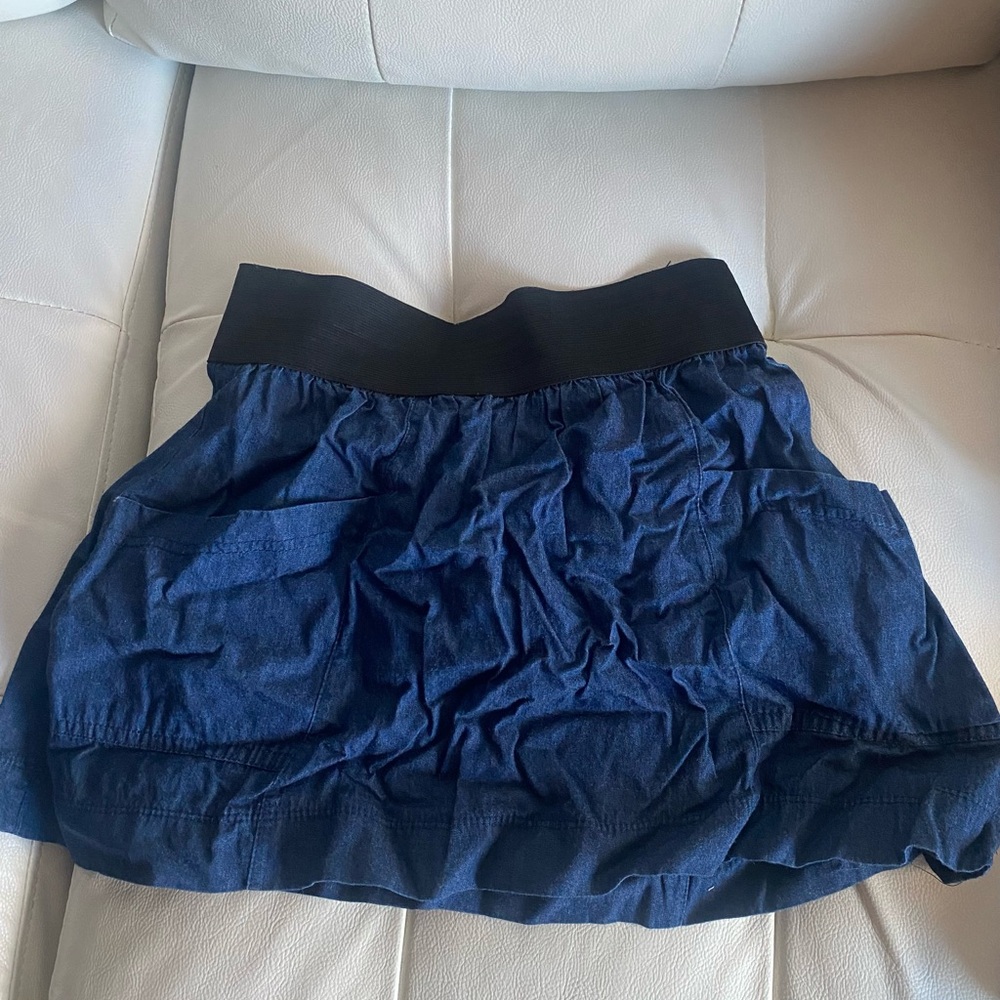 Stylish Blue Denim Skirt